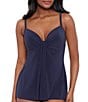 Miraclesuit Marina Rock Solid Underwire Tankini Swim Top & Solid High Rise Bikini Swim Bottom - Image 3