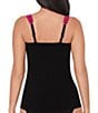 Miraclesuit Petali Rosa Dazzle Underwire Bra Tankini Swim Top - Image 2