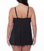 Miraclesuit Plus Size Solid Adora Underwire V-Neck One Piece Swim Dress - Image 2