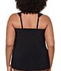 Miraclesuit Plus Size Solid Razzle Dazzle Underwire Bra Tankini Swimsuit - Image 6