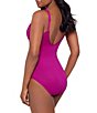 Miraclesuit Razzle Dazzle Siren Underwire Shaping V-Neck One Piece Swimsuit - Image 3