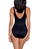Color:Black - Image 2 - Rock Solid Avra High Neck One Piece Swimsuit