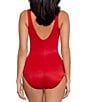 Color:Cayenne Red - Image 2 - Rock Solid Cherie One Piece Swimsuit