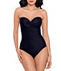 Miraclesuit Rock Solid Madrid Sweetheart Neck Underwire Bandeau One Piece Swimsuit - Image 3