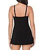 Miraclesuit Rock Solid Orla Square Neck Underwire Bra Swim Dress - Image 2