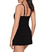 Miraclesuit Rock Solid Orla Square Neck Underwire Bra Swim Dress - Image 3
