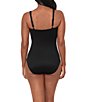 Miraclesuit Rock Solid Polaris Square Neck Underwire Bra One Piece Swimsuit - Image 2