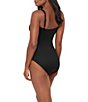 Miraclesuit Rock Solid Polaris Square Neck Underwire Bra One Piece Swimsuit - Image 3