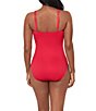 Miraclesuit Rock Solid Polaris Square Neck Underwire Bra One Piece Swimsuit - Image 6