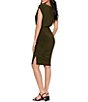 Miraclesuit Solid Bali Crew Neck Cap Sleeve Blouson Dress - Image 6