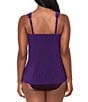 Miraclesuit Solid Dazzle Hardware Underwire Tankini Swim Top & Solid High Rise Bikini Swim Bottom - Image 2