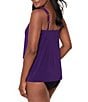 Miraclesuit Solid Dazzle Hardware Underwire Tankini Swim Top & Solid High Rise Bikini Swim Bottom - Image 3