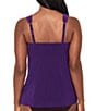 Miraclesuit Solid Dazzle Hardware Underwire Tankini Swim Top & Solid High Rise Bikini Swim Bottom - Image 5