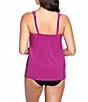 Miraclesuit Solid Dazzle Hardware Underwire Tankini Swim Top - Image 2