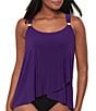 Miraclesuit Solid Dazzle Hardware Underwire Tankini Swim Top - Image 3