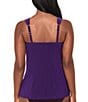 Miraclesuit Solid Dazzle Hardware Underwire Tankini Swim Top - Image 4