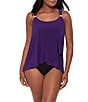 Miraclesuit Solid Dazzle Hardware Underwire Tankini Swim Top - Image 5