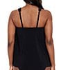 Miraclesuit Solid Dazzle Hardware Underwire Tankini Swim Top - Image 5