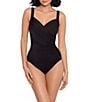 Miraclesuit Solid Sanibel V-Neck Underwire Surplice One Piece Swimsuit - Image 1