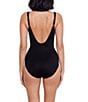 Miraclesuit Solid Sanibel V-Neck Underwire Surplice One Piece Swimsuit - Image 2