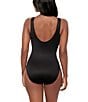 Miraclesuit Sparkle Sands Brio High Neck Underwire One Piece Swimsuit, Color:Black/Multi - Image 2