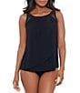 Miraclesuit Ursula Solid Scoop Neck DD-Cup Size Underwire Bra Tankini Swim Top & Solid High Rise Bikini Swim Bottom - Image 1