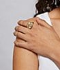 Miranda Frye Bardot Statement Heart Cluster Ring - Image 2