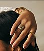 Miranda Frye Bardot Statement Heart Cluster Ring - Image 3