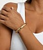 Miranda Frye Cleo Bangle Bracelet, Color:Gold - Image 2