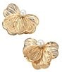 Miranda Frye Lily Pearl Flower Statement Stud Earrings - Image 1