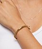 Miranda Frye Mina Cuff Bracelet, Color:Gold - Image 2