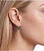 Miranda Frye Panther Emerald Drop Earrings - Image 2