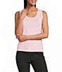 MISOOK Knit Double Scoop Neck Sleeveless Tank - Image 4