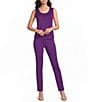 MISOOK Knit Nancy Slim Leg Pull-On Ankle Pants - Image 3