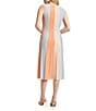 MISOOK Lurex Knit Stripe Scoop Neck Sleeveless Maxi Dress, Color:Arctic Multi - Image 2