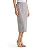 MISOOK Multi-Color Stripe Knit Pull-On Midi Skirt - Image 3