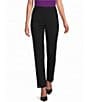 MISOOK Nia Slim Leg Stretch Ponte Pants - Image 1