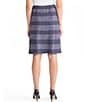 MISOOK Plaid Knit Straight Pull-On Skirt, Color:Lazuli Blue Multi - Image 2