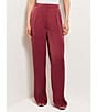 Color:African Violet - Image 1 - Wide Leg Single Pleat Pocketed Coordinating Pants