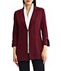 MISOOK Tailored Knit Notch Lapel Tie Cuff Bracelet Sleeve Jacket - Image 1