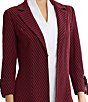 MISOOK Tailored Knit Notch Lapel Tie Cuff Bracelet Sleeve Jacket - Image 4