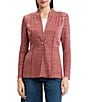MISOOK Tailored Melange Knit Long Sleeve One Button-Front Jacket - Image 1