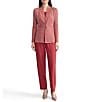 MISOOK Tailored Melange Knit Long Sleeve One Button-Front Jacket - Image 4