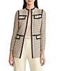MISOOK Tailored Multi-Stitch Zigzag Knit Jacket - Image 1