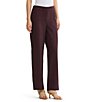 MISOOK Wrinkle-Resistant Chevron Straight Leg Pull-On Knit Pants - Image 3