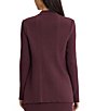 MISOOK Wrinkle-Resistant Ribbed Knit Inverted Notch Lapel Long Sleeve Button-Front Jacket - Image 2