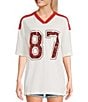 Miss Chievous Short Sleeve 87 Varsity T-Shirt - Image 1