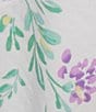 Color:Lavender Flowers - Image 5 - Floral Quilt-In-Knit Round Neck Side Pocket Long Zip Robe