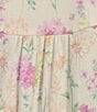 Color:Pink Wildflowers - Image 3 - Petite Size Cottonessa Long Wildflowers on Lemon Print Nightgown