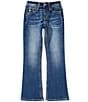 Miss Me Big Girls Mid Rise Boot Cut Embellished Pocket Jeans - Image 1